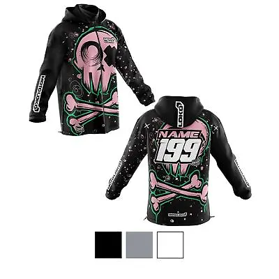 Buy Skull Customised Sublimated Softshell Jacket (Adult) Motocross Name Number Mx • 89.99£