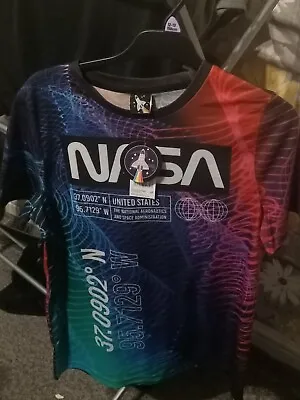 Buy NASA T Shirt Unisex. Multi Colour , 12-13 Yrs  • 9.99£
