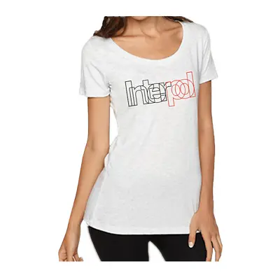 Buy Interpol Outline Scoop Neck Women's T-Shirt • 29.34£