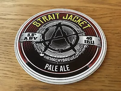 Buy Anarchy Brewery Strait Jacket Film Theme Beer Pump Clip • 2.99£