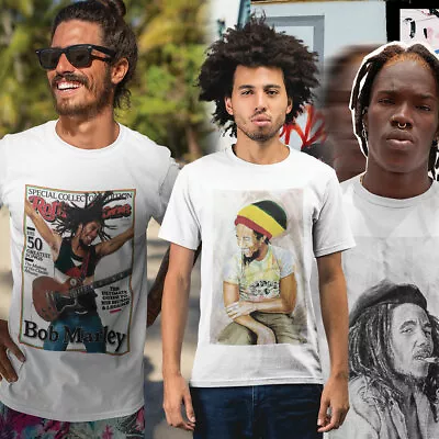 Buy Bob Marley Inspired Reggae T-Shirt Jamaican Ragga Superstar COTTON S M L XL • 9.49£