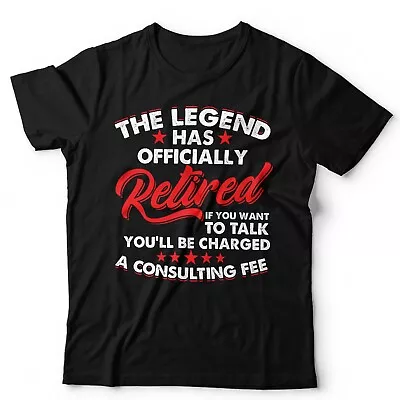 Buy The Legend Has Officially Retired Unisex TShirt Large Fit 3-5XL 2024 Retirement • 15.99£