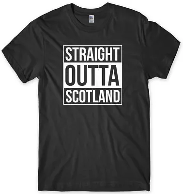 Buy Straight Outta Scotland Funny Mens Unisex T-Shirt • 11.99£