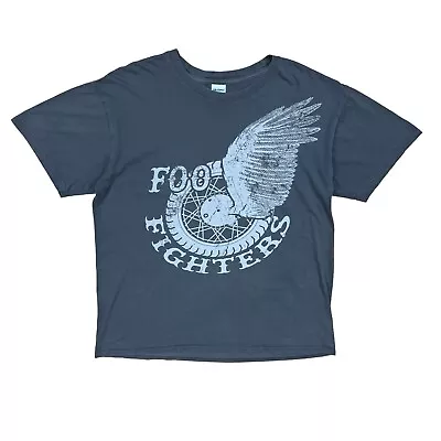 Buy FOO FIGHTERS T Shirt Band Rock Graphic Grey Large Mens  • 19.95£