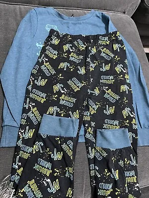 Buy Tu Jurassic World Pyjamas For Children Boys 7-8 Years • 4£