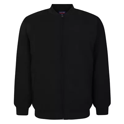 Buy Espionage Oxford Jacket Padded Long Sleeve Full Zip Casual Mens Plus Size JT123 • 56.99£