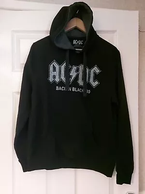 Buy AC-DC Back In Black Hoodie Sweatshirt SzS • 12£