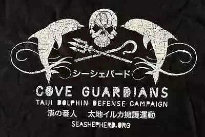 Buy Sea Shepherd Cove Guardians 3XL Shirt Dolphin Whales Environmental Ecology Cause • 37.89£