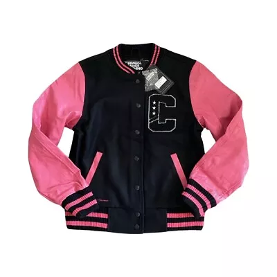 Buy Criminal Damage London Women Varsity Letterman Bomber Urban Jacket Y2K  - L • 60£