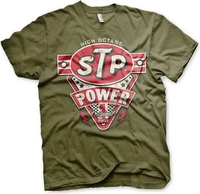 Buy STP Power T-Shirt Olive • 17.03£