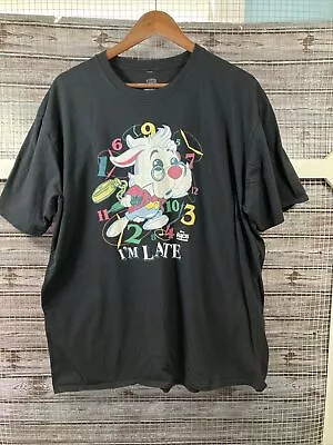 Buy FUNKO POP! Tees Disney Alice In Wonderland White Rabbit T-Shirt Black Sz 2X • 15.44£