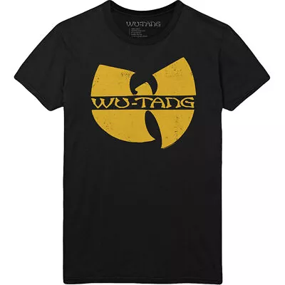 Buy Official Wu-Tang Clan T Shirt Distressed Logo Classic Rap Band Merch Tee New • 18.99£