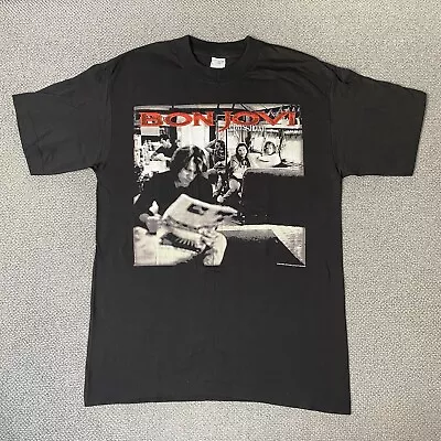 Buy BON JOVI T Shirt Mens Large 1994 Crossroad Tour Vintage Brockum Deadstock • 85.95£