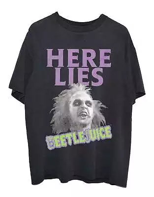 Buy Beetlejuice Here Lies T Shirt • 14.95£