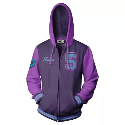 Buy JINX Overwatch Varsity Sombra Zip-Up Hoodie M Purple/Pink (US IMPORT) • 45.17£
