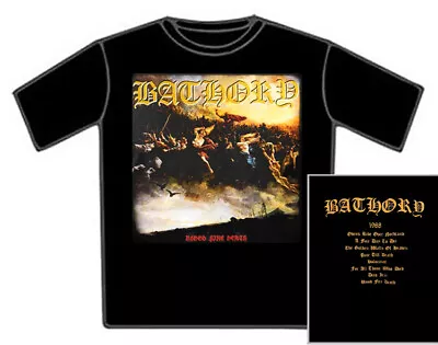 Buy BATHORY Blood Fire Death - Official Licensed Band T Shirt • 21.99£