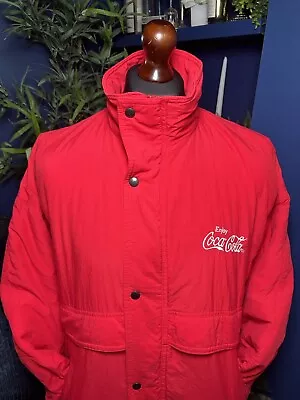 Buy Vintage 90s CocaCola Jacket DSL Mens XL Bomber Winter Olympics  • 19.99£