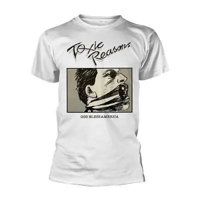 Buy Toxic Reasons God Bless America (white) T-shirt, Front & Back Print • 18.13£