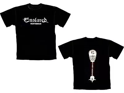 Buy ENSLAVED - Vertebrae Logo - T-Shirt - Größe Size XL - Neu • 19.03£