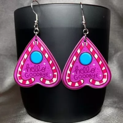 Buy Handmade Silver Christmas Planchette Earrings Gothic Gift Jewellery Women Woman  • 3£
