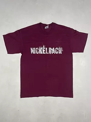 Buy Vintage Nickelback Silver Side Up T-Shirt Y2K Band Tee Size Medium • 10£
