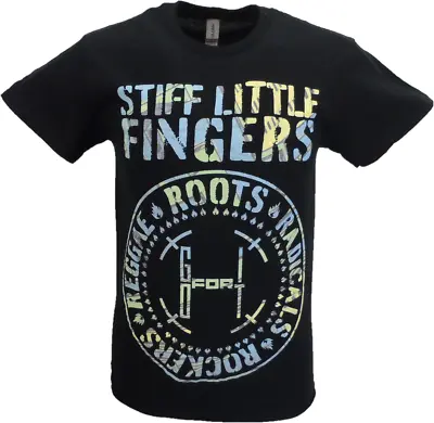 Buy Mens Black Official Stiff Little Fingers Roots, Radicals, Rockers T Shirt • 17.99£