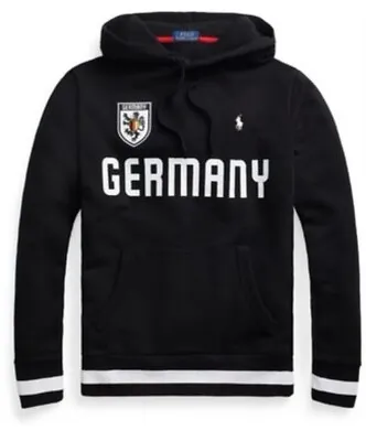 Buy BNWT Ralph Lauren Germany Sweatshirt Hoody Jumper Sz S Small RRP £145 Black • 89.99£