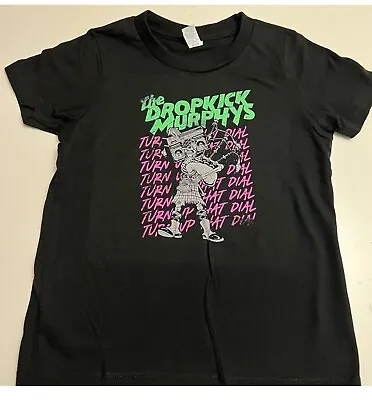 Buy Dropkick Murphys Turn Up That Dial T Shirt Sz Large (6) Kids Concert Tee 2021 • 7.89£
