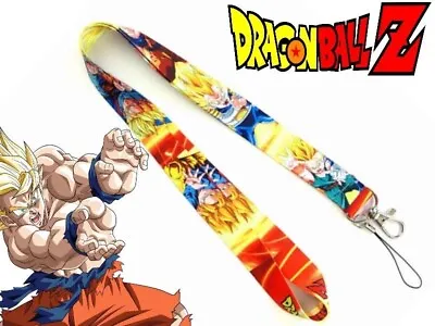 Buy Dragon Ball Z Lanyard Anime Goku Super Saiyan Neck Strap ID Holder Keychain • 4.99£