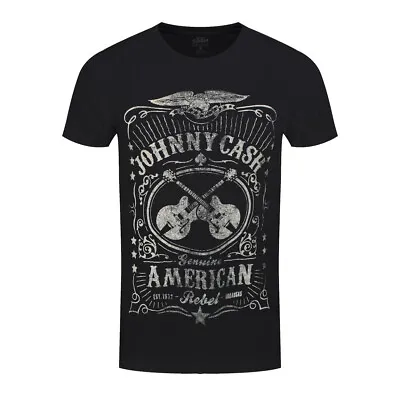 Buy Johnny Cash T-Shirt American Rebel New Black Official • 14.95£