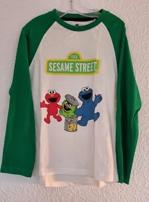 Buy Next Sesame Street Character Raglan Top For Boy Or Girl 7-8 Years • 7.99£
