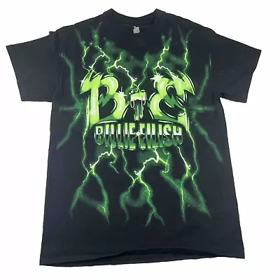 Buy Billie Eilish Graphic T-Shirt Green Lightning Official Merch Black Size M • 12.30£