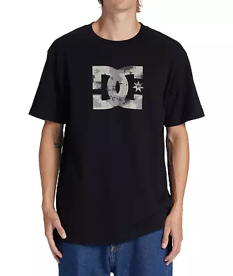 Buy Dc Shoes Mens T Shirt.new Star Logo Fill Black Cotton Skater Top T Shirt Tee W23 • 24.99£