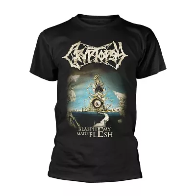 Buy CRYPTOPSY - BLASPHEMY MADE FLESH BLACK T-Shirt, Front & Back Print Medium • 20.09£
