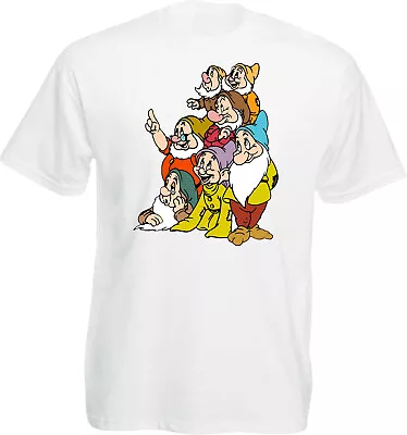 Buy Seven Dwarfs T-Shirt, Movie Characters Shirt, Unisex Adults Kids Tee Top • 10.99£