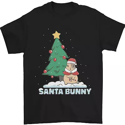 Buy Funny Christmas Santa Bunny Mens T-Shirt 100% Cotton • 10.48£