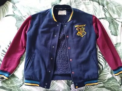 Buy Harry Potter Varsity Jacket Sherpa Fleece Lined Age 13-14 Boys Girls • 6.99£