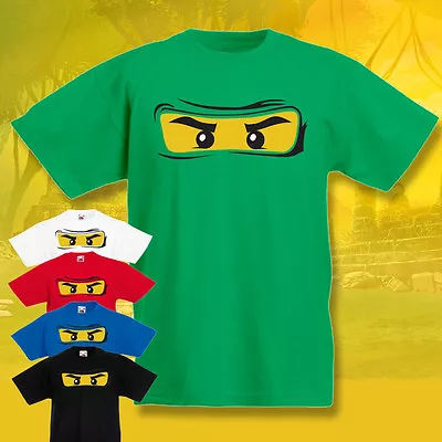 Buy Ninja Tshirt Kids Ninjago Lego T-shirt Tee Childrens   • 8.99£
