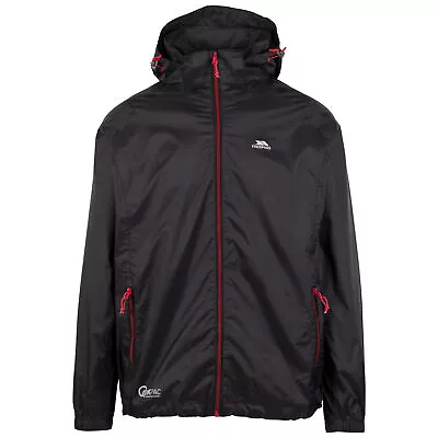 Buy Trespass Waterproof Jacket Men Women Packaway Rain Coat With Hood Qikpac X • 29.99£