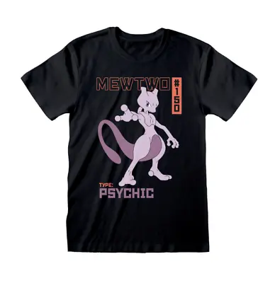 Buy Official Pokemon - Mewtwo T-shirt • 14.99£