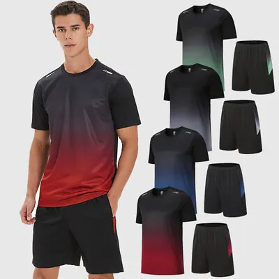 Buy New Mens Breathable T Shirt Cool Dry Sports Performance Running Wicking Gym Top • 15.99£