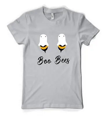 Buy Boo Bees Ghosts Boobies Funny Personalised Adult Unisex T-Shirt • 17.49£