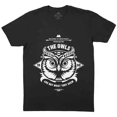 Buy Owls Mens T-Shirt Twin Peaks Animal Great Northern Hotel RR Diner D120 • 10.99£