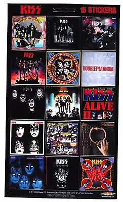 Buy Kiss 15 Album Sticker Set 2011 Official Merch • 15£