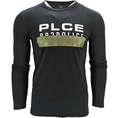 Buy 883 POLICE Mens T Shirts Crew Neck Long Sleeve Casual Top Summer Soft Cotton Tee • 15.99£