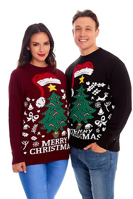 Buy Unisex Christmas Jumper Novelty Fairisle Retro Snow Men Women Santa Xmas Sweater • 17.95£