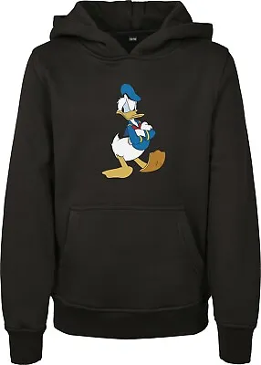 Buy Mister Tee Hoodie Kids Donald Duck Pose Hoody Black • 22.82£