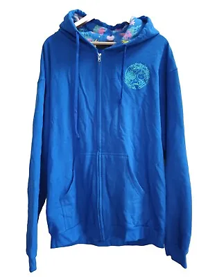 Buy Daylight Curfew Men's XL Blue Rick And Morty Adult Swim Hooded Zip Sweatshirt • 46.30£