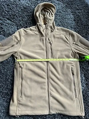 Buy Men’s Beige Zip Windbreaker Jacket With Hoodie • 22.50£