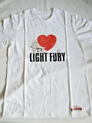 Buy How To Train Your Dragon The Hidden World Light Fury Official T Shirt Adult S • 14.99£